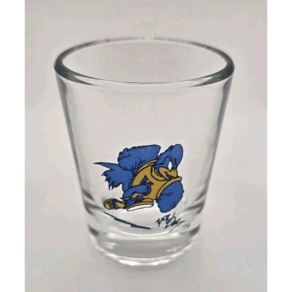 Vintage Delaware Blue Hens Mascot Shot Glass – University of Delaware